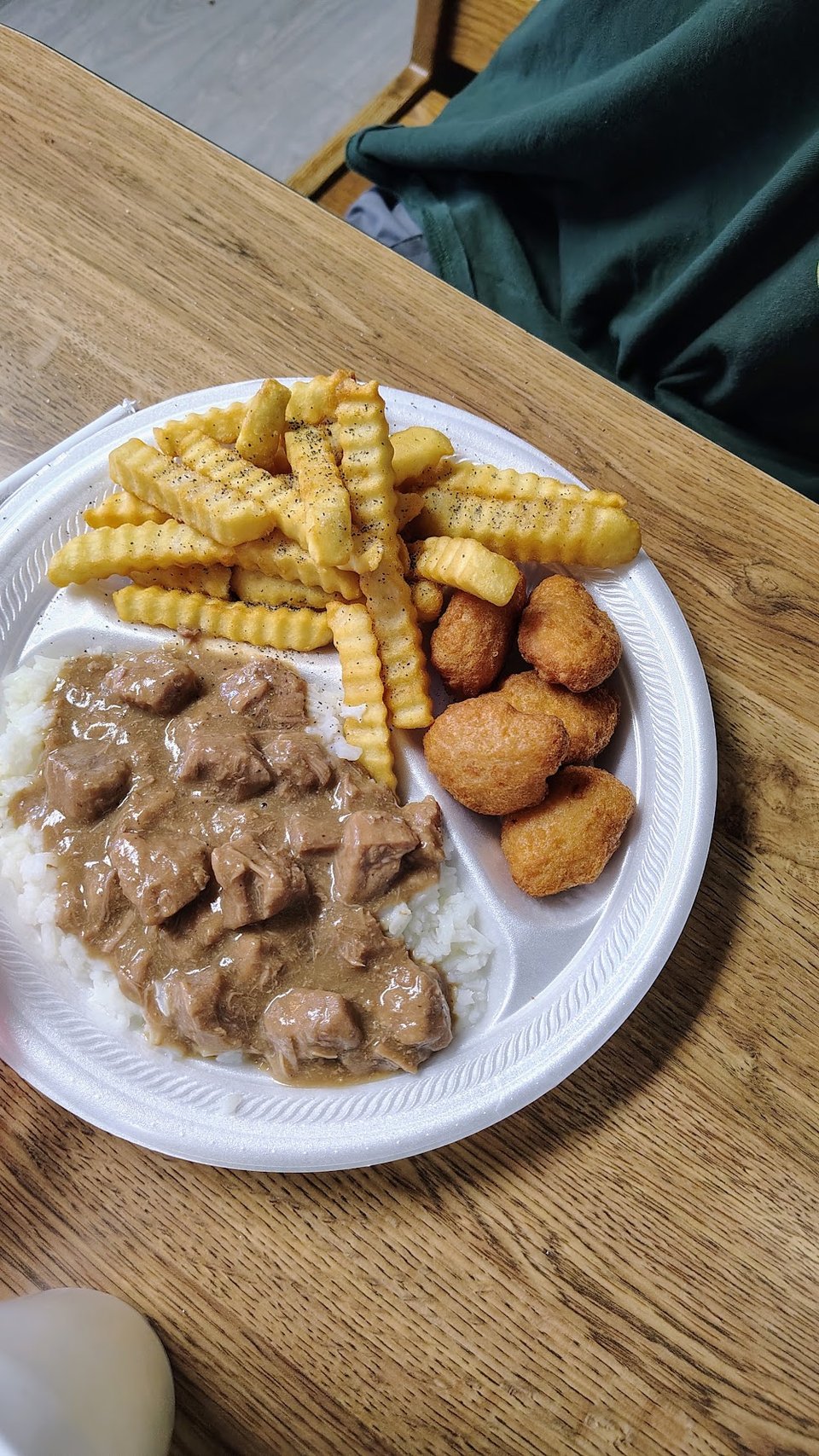 Cafe menu with comfort food and quick bites.